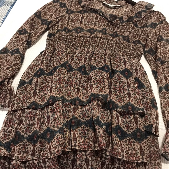 ZARA BOHO MINI DRESS - Picture 6 of 8